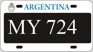 Patente AA724MY