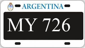 Patente AA726MY