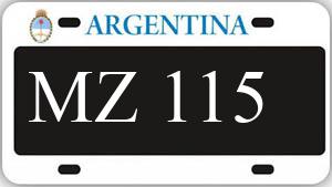 Patente AA115MZ