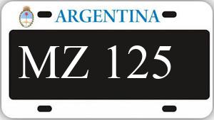 Patente AA125MZ