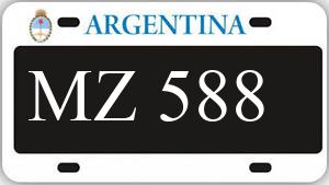Patente AA588MZ