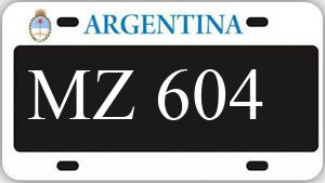 Patente AA604MZ
