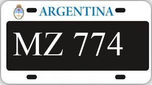 Patente AA774MZ