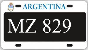 Patente AA829MZ