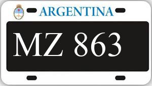 Patente AA863MZ