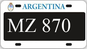 Patente AA870MZ