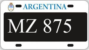 Patente AA875MZ