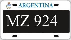 Patente AA924MZ