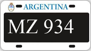 Patente AA934MZ