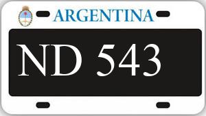Patente AA543ND