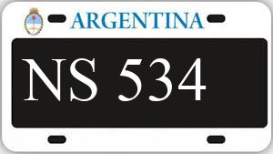 Patente AA534NS