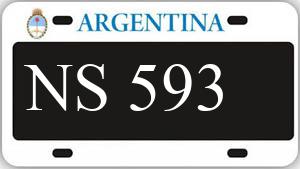 Patente AA593NS