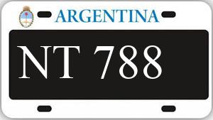 Patente AA788NT