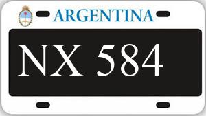 Patente AA584NX