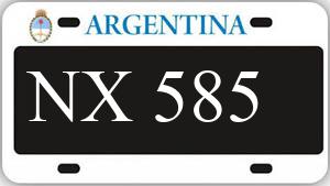 Patente AA585NX