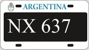 Patente AA637NX