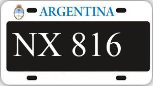 Patente AA816NX
