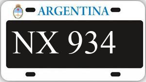 Patente AA934NX