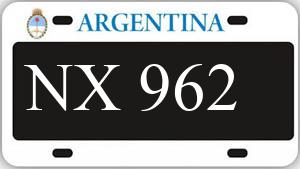 Patente AA962NX