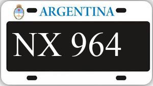 Patente AA964NX