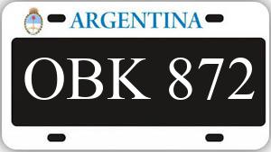 Patente OBK872