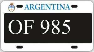 Patente AA985OF