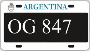 Patente AA847OG