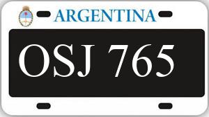 Patente OSJ765