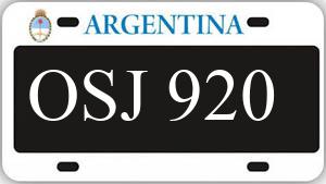 Patente OSJ920