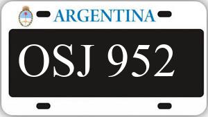 Patente OSJ952