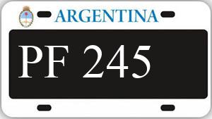 Patente AA245PF