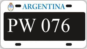 Patente AA076PW