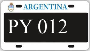 Patente AA012PY