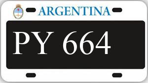 Patente AA664PY