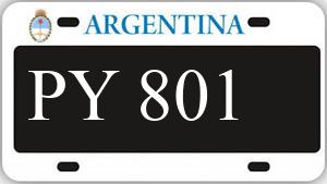 Patente AA801PY