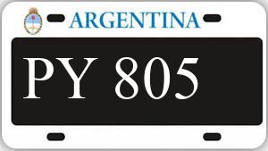 Patente AA805PY
