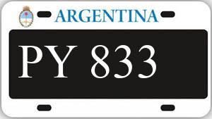 Patente AA833PY