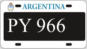 Patente AA966PY