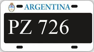 Patente AA726PZ