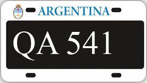 Patente AA541QA