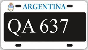 Patente AA637QA