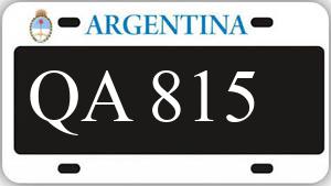 Patente AA815QA