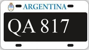 Patente AA817QA