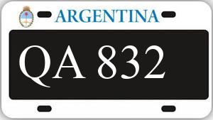 Patente AA832QA