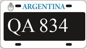 Patente AA834QA