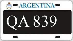 Patente AA839QA