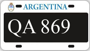 Patente AA869QA