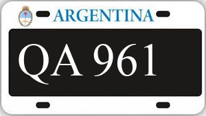 Patente AA961QA