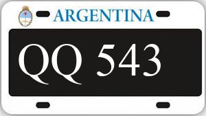 Patente AA543QQ
