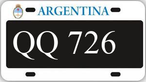Patente AA726QQ